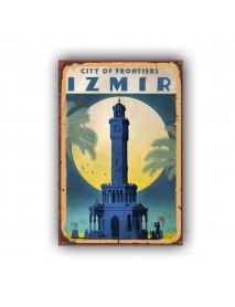 CITY OF FRONTIERS İZMİR 2 AHŞAP POSTER 20x30cm  - 48