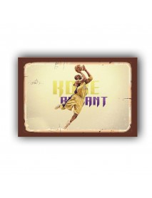 KOBE BRYANT 5 AHŞAP POSTER 20x30cm  - 35