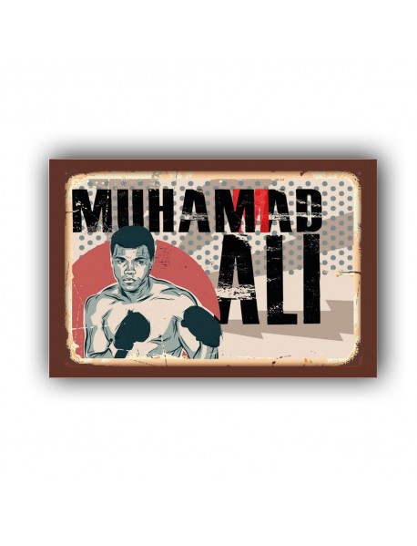 MUHAMMED ALİ 4 AHŞAP POSTER 20x30cm  - 41