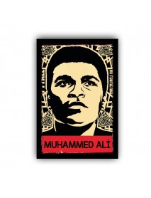 MUHAMMED ALİ 6 AHŞAP POSTER 20x30cm  - 43