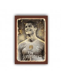 CRISTIANO RONALDO AHŞAP POSTER 20x30cm  - 44