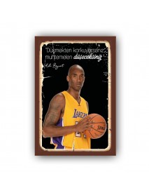 KOBE BRYANT 11 AHŞAP POSTER 20x30cm  - 46