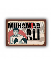 MUHAMMAD ALİ AHŞAP POSTER 20x30cm  - 55