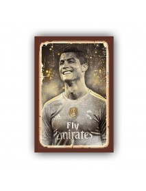 RONALDO AHŞAP POSTER 20x30cm  - 57