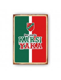 KARŞIYAKA AHŞAP POSTER 20x30cm  - 88