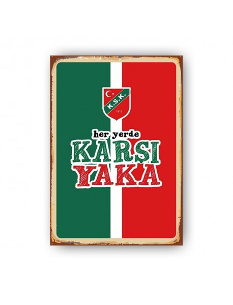 KARŞIYAKA AHŞAP POSTER 20x30cm  - 88