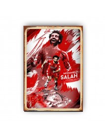 MOHAMED SALAH AHŞAP POSTER 20x30cm  - 73