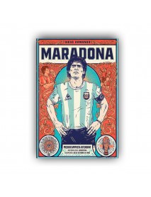 MARADONA 2 AHŞAP POSTER 20x30cm  - 38