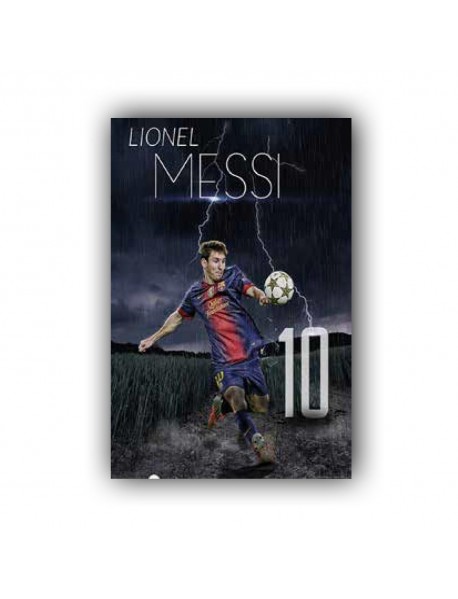 LIONEL MESSI AHŞAP POSTER 20x30cm  - 19