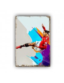 IBRAHIMOVIC AHŞAP POSTER 20x30cm  - 58