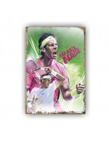 RAFAEL NADAL AHŞAP POSTER 20x30cm  - 20