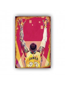 LEBRON JAMES AHŞAP POSTER 20x30cm  - 68