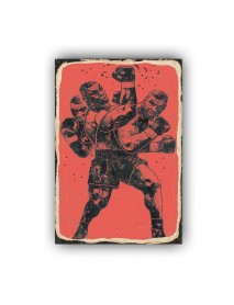 MUHAMMED ALİ 10 AHŞAP POSTER 20x30cm  - 00