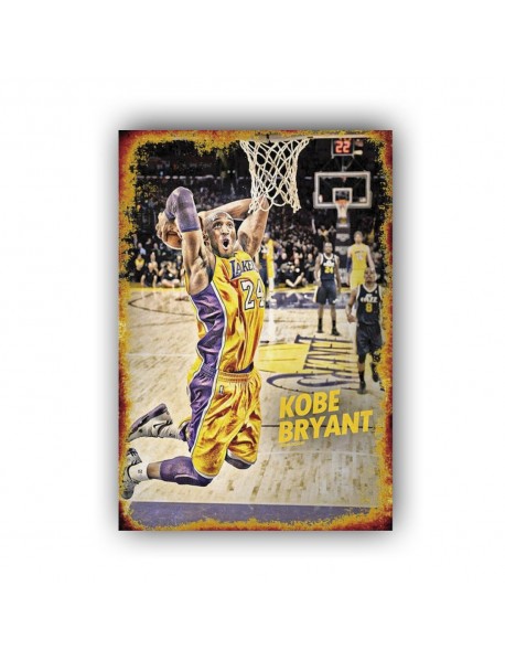 KOBE BRYANT 13 AHŞAP POSTER 20x30cm  - 32