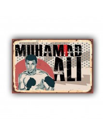 MUHAMMED ALİ 3 AHŞAP POSTER 20x30cm  - 01