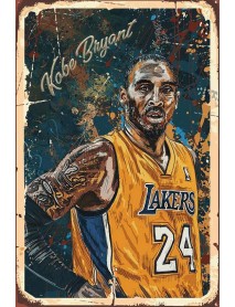 KOBE BRYANT 4 AHŞAP POSTER 20x30cm  - 68