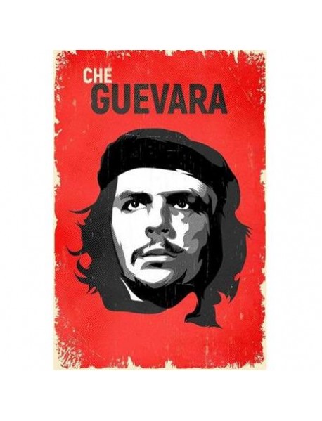 CHE GUEVARA AHŞAP POSTER 20x30cm  - 50