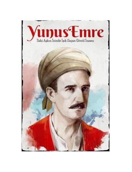 YUNUS EMRE AHŞAP POSTER 20x30cm  - 76