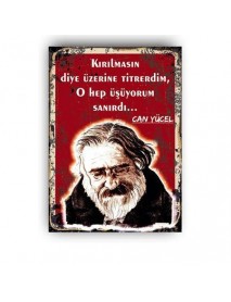 CAN YÜCEL AHŞAP POSTER 20x30cm  - 14