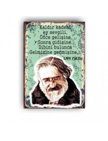 CAN YÜCEL AHŞAP POSTER 20x30cm  - 11