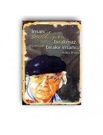 ATİLLA İLHAN AHŞAP POSTER 20x30cm  - 19