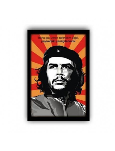 CHE GUEVARA AHŞAP POSTER 20x30cm  - 92