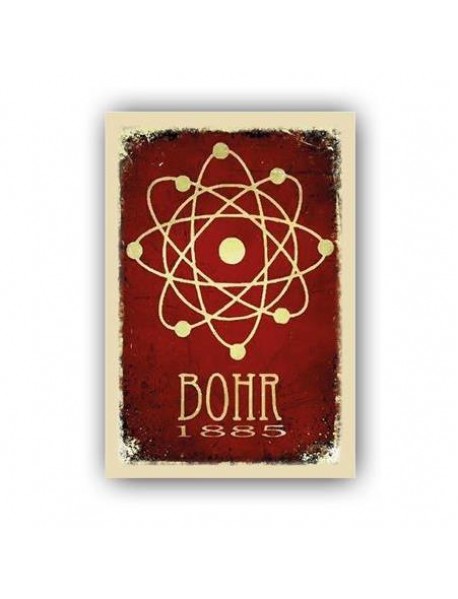 BOHR 1885 AHŞAP POSTER 20x30cm  - 24