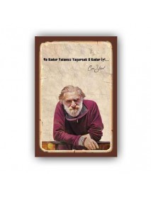 CAN YÜCEL AHŞAP POSTER 20x30cm  - 26