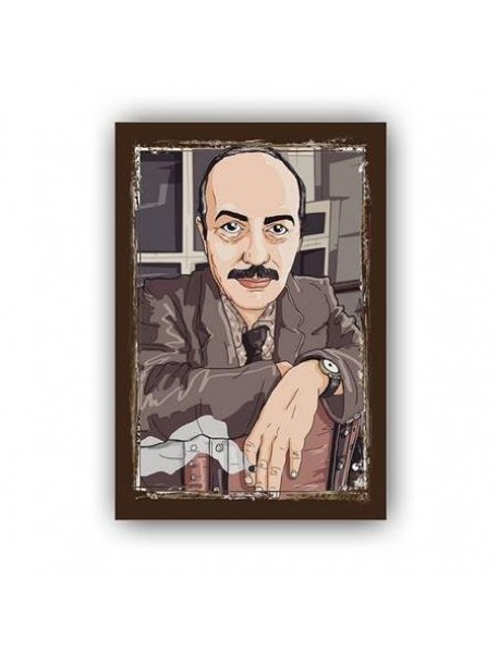  CEMAL SÜREYYA AHŞAP POSTER 20x30cm  - 27