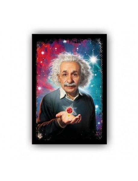 EINSTEIN  AHŞAP POSTER 20x30cm  - 31