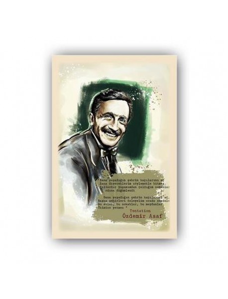 ŞEHRİN KAPILARINI AÇ AHŞAP POSTER 20x30cm  - 54