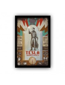 TESLA AHŞAP POSTER 20x30cm  - 58