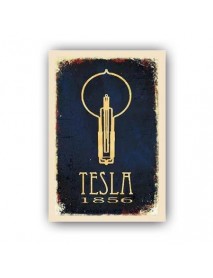 TESLA 1856 AHŞAP POSTER 20x30cm  - 59