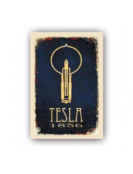 TESLA 1856 AHŞAP POSTER 20x30cm  - 59