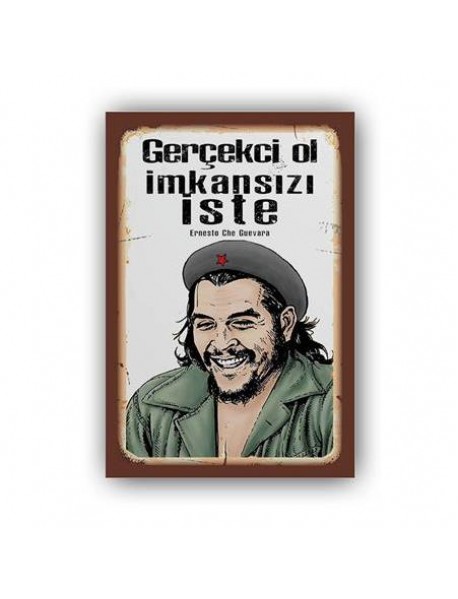  CHE GUEVARA AHŞAP POSTER 20x30cm  - 85