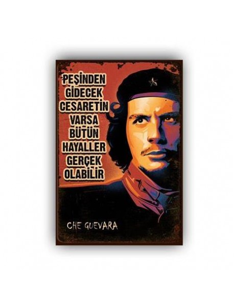  CHE GUEVARA AHŞAP POSTER 20x30cm  - 27