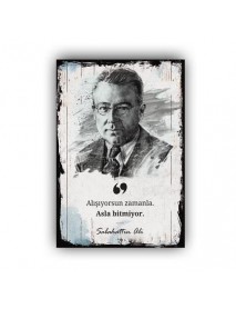 SEBAHATTİN ALİ AHŞAP POSTER 20x30cm  - 50