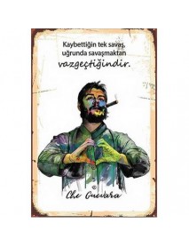 CHE GUEVARA AHŞAP POSTER 20x30cm  - 76