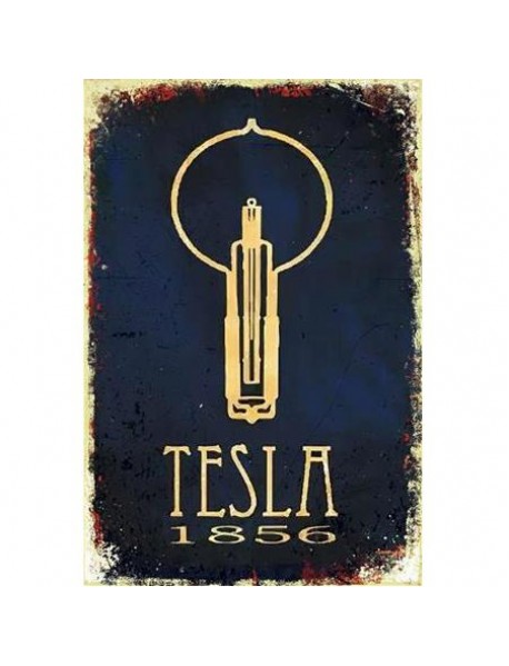 TESLA AHŞAP POSTER 20x30cm  - 28