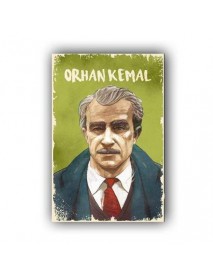 ORHAN KEMAL AHŞAP POSTER 20x30cm  - 77