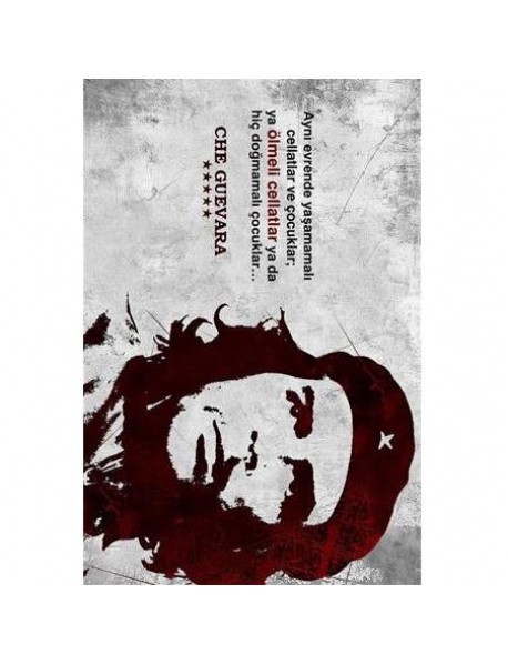 CHE GUEVARA AHŞAP POSTER 20x30cm  - 51