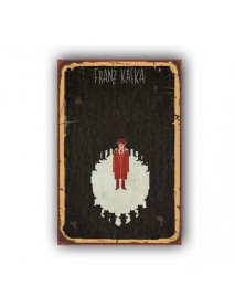 FRANZ KAFKA AHŞAP POSTER 20x30cm  - 95