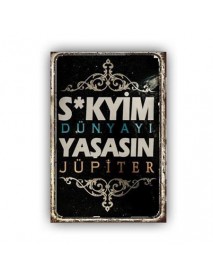 YAŞASIN JÜPİTER AHŞAP POSTER 20x30cm  - 59