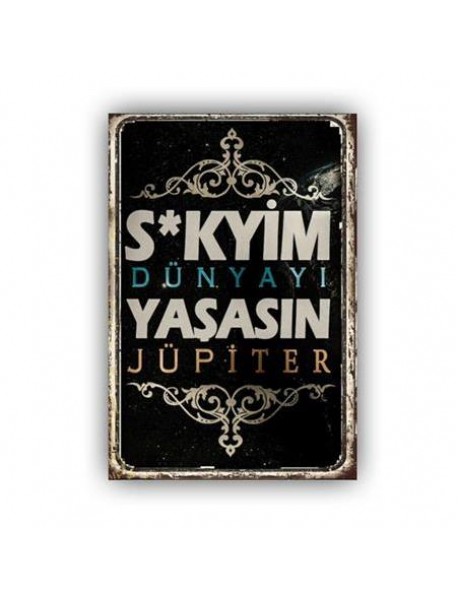 YAŞASIN JÜPİTER AHŞAP POSTER 20x30cm  - 59