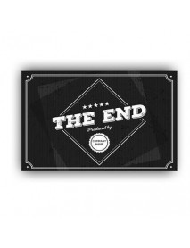 THE END AHŞAP POSTER 20x30cm  - 87