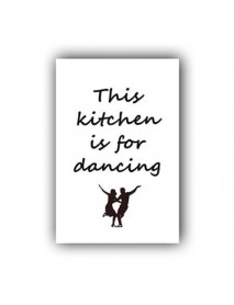 FOR DANCING AHŞAP POSTER 20x30cm  - 08