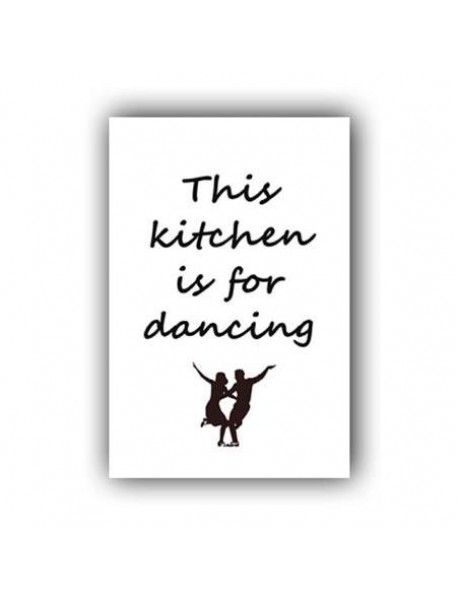 FOR DANCING AHŞAP POSTER 20x30cm  - 08