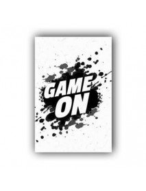 GAME ON AHŞAP POSTER 20x30cm  - 13