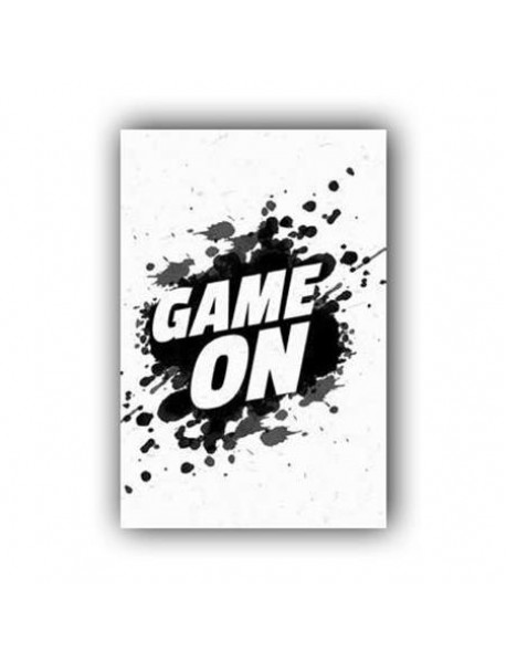 GAME ON AHŞAP POSTER 20x30cm  - 13