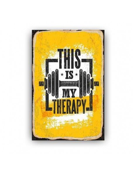 MY THERAPHY AHŞAP POSTER 20x30cm  - 65